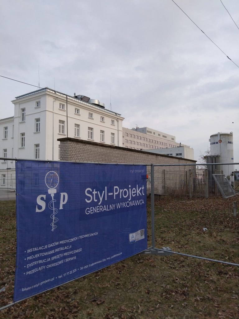 Styl-Projekt - generalny wykonawca - remont budynku tlenowni i instalacji gazów medycznych